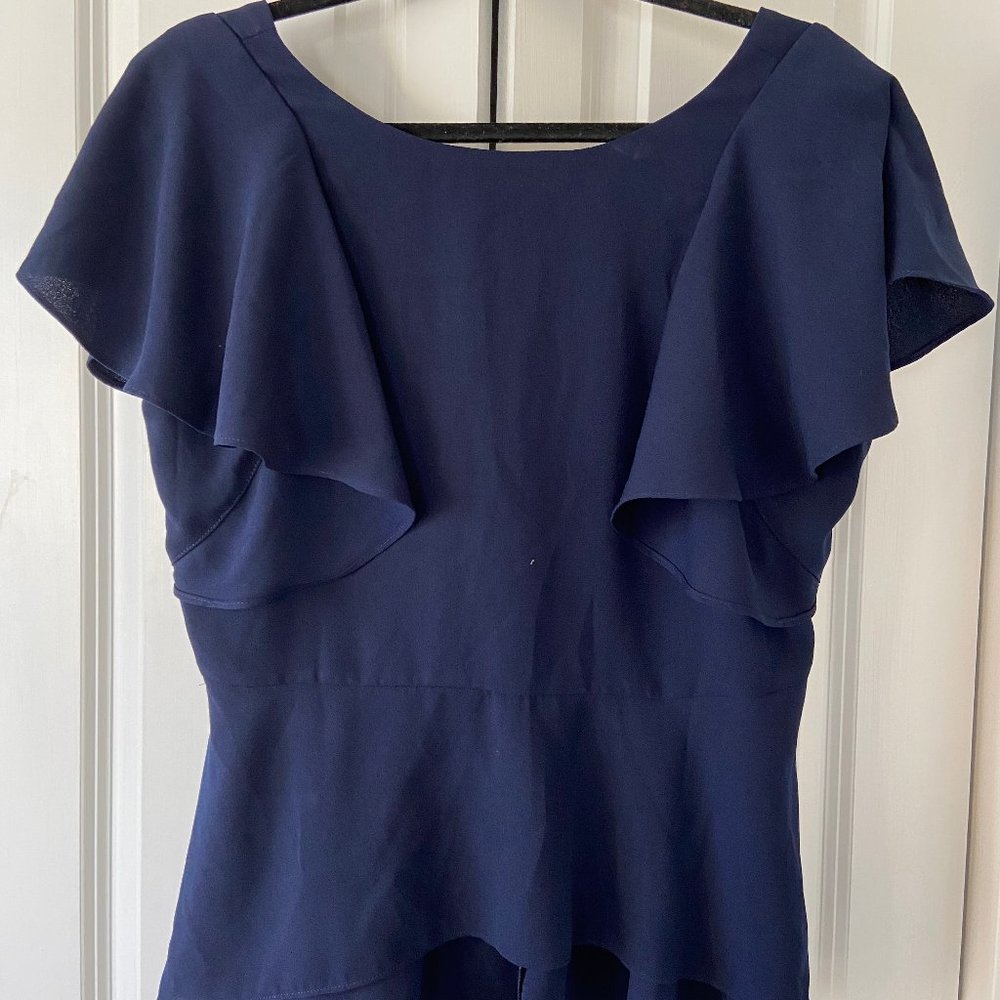 Dark blue blouse